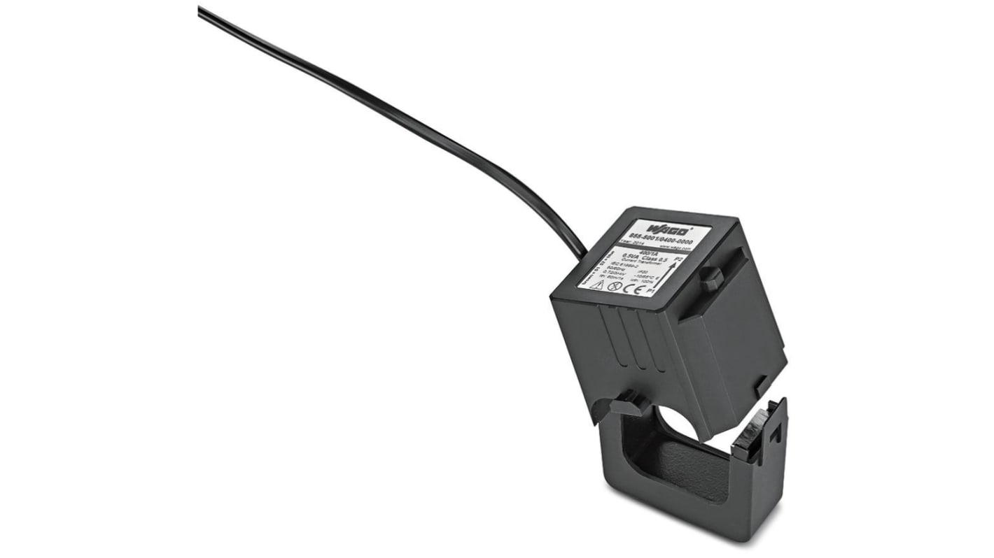 Wago 855 Series Split Core Current Transformer, 400A Input, 400:1, 1 A Output