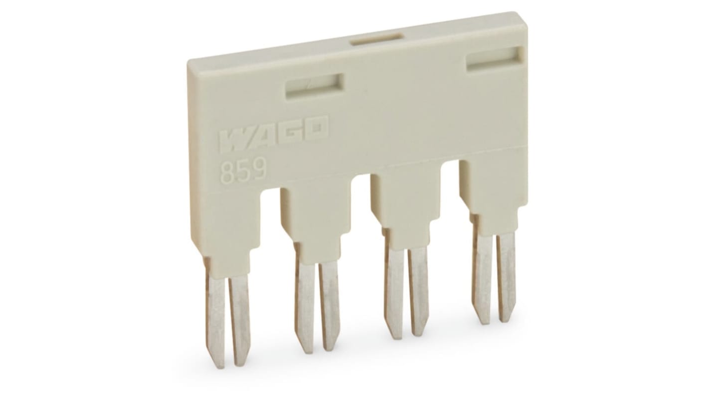 Wago 859 Series Jumper for Use with Jumper Slot, 18A