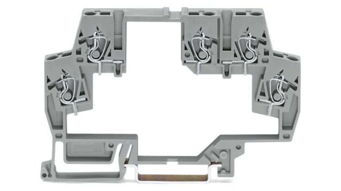 Wago 859 Series Grey Terminal Block, 2.5mm², Cage Clamp Termination