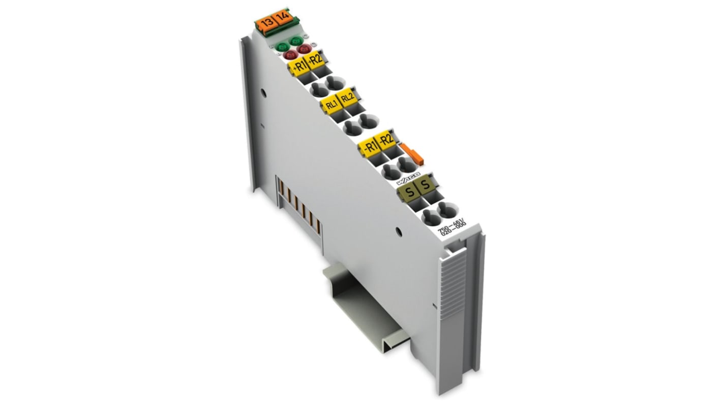 Módulo de entrada analógica Wago 750, 5 V dc, para usar con PLC, 2 entradas tipo Analógico