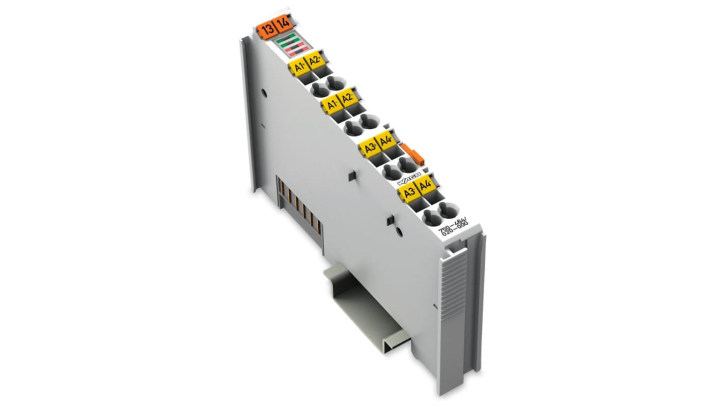 Módulo de entrada analógica Wago 750, 24 V CC, para usar con PLC, 4 entradas tipo Analógico