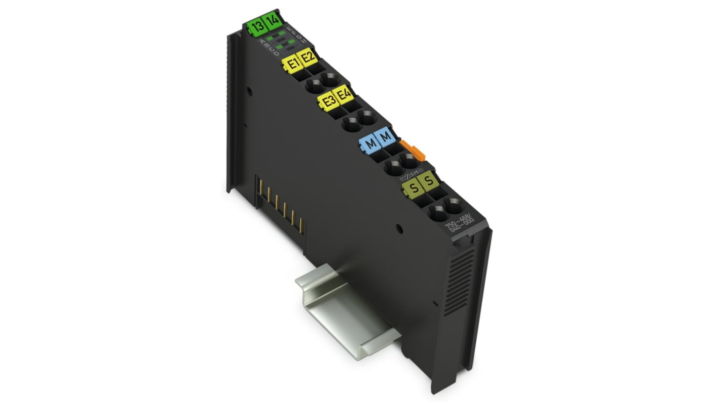 Módulo de entrada analógica Wago 750, 5 V dc, para usar con PLC, 4 entradas tipo Analógico