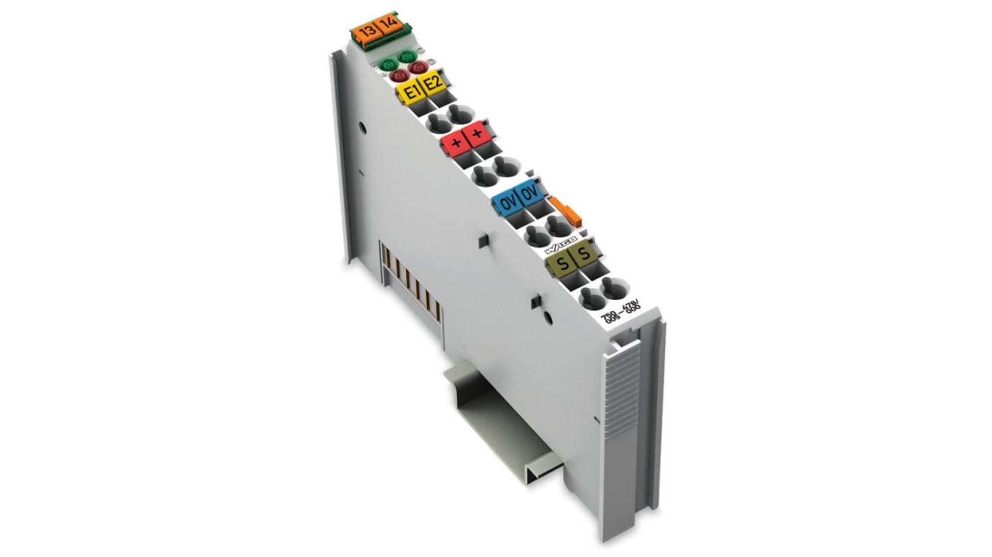 Módulo de entrada analógica Wago 750, 24 V CC, para usar con PLC, 2 entradas tipo Analógico