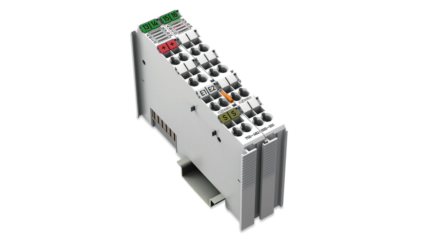 Módulo de entrada analógica Wago 750, 24 V CC, para usar con PLC, 2 entradas tipo Analógico