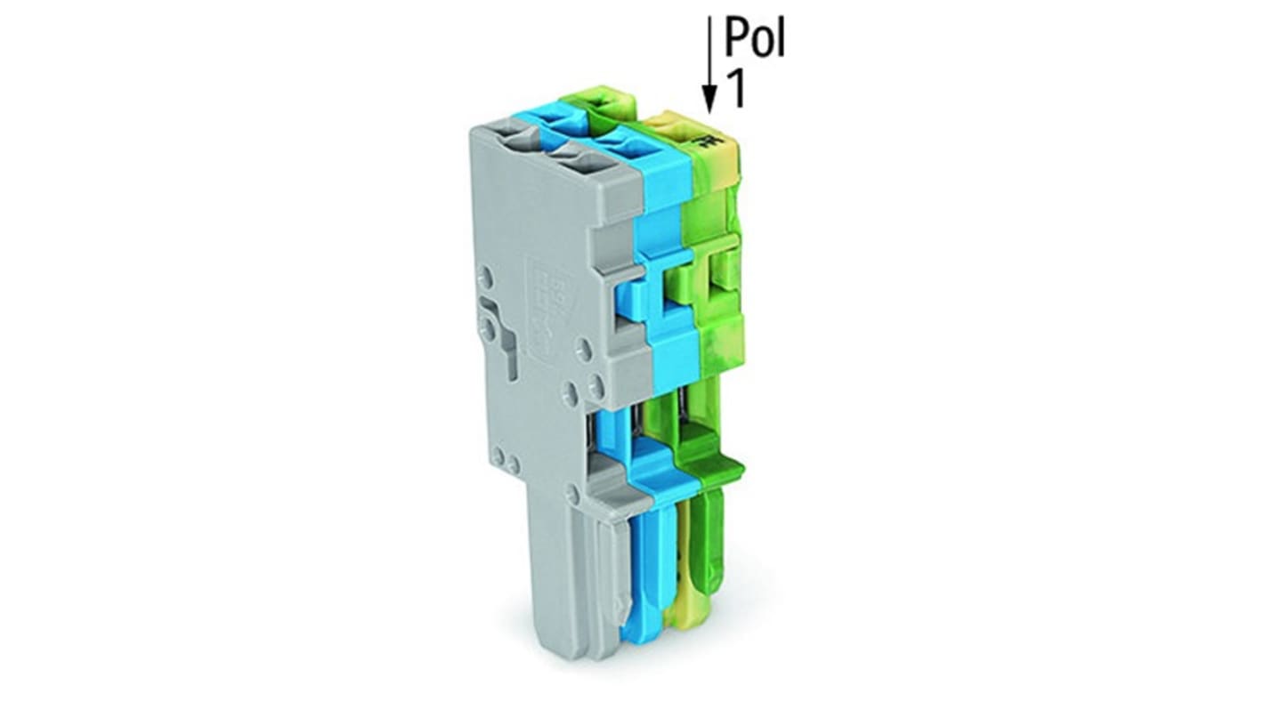 Wago 769 Series Female Connector for Use with Male Connector, 32A, CSA