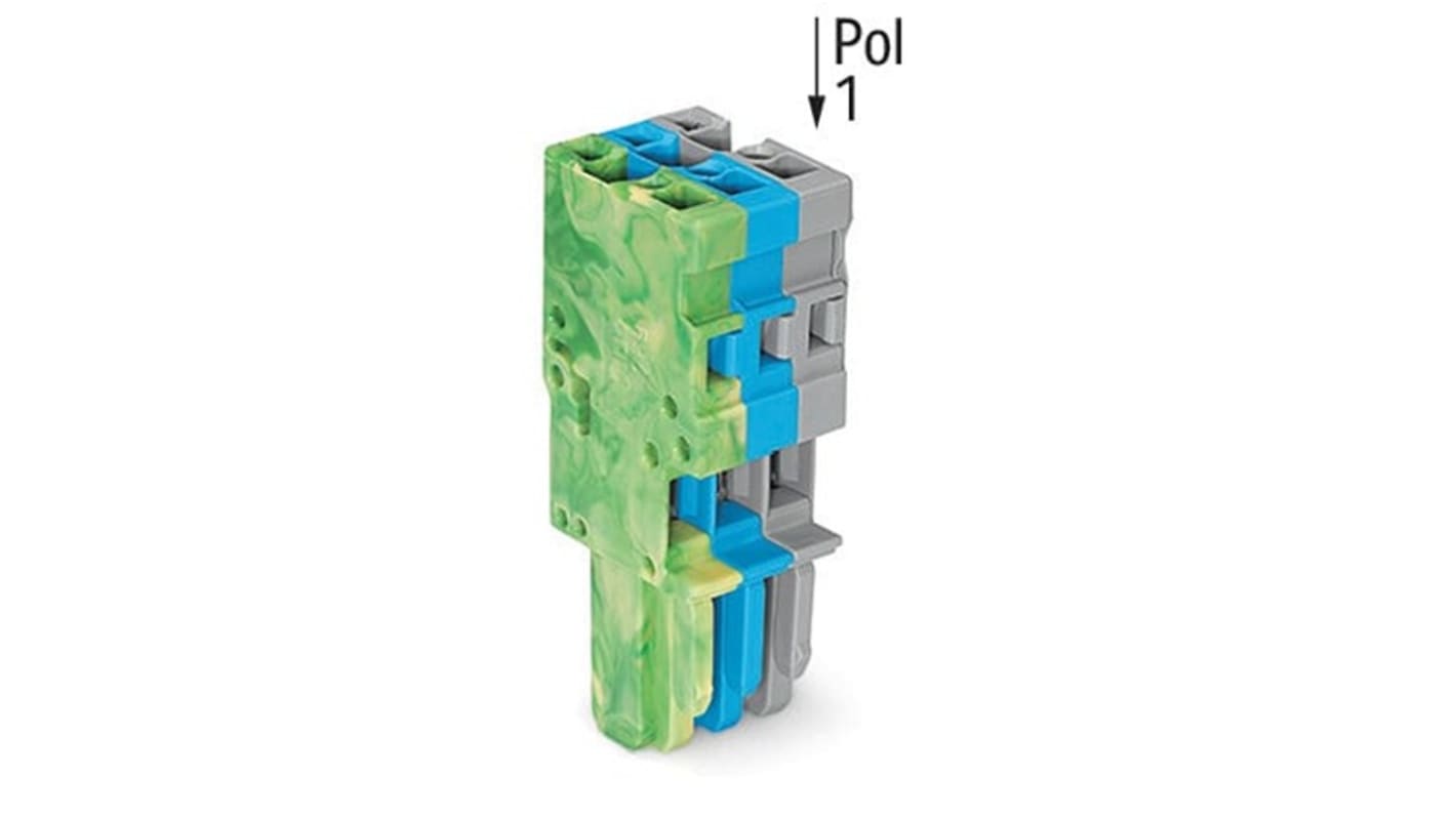 Conector hembra Wago serie 769, para usar con Conector macho