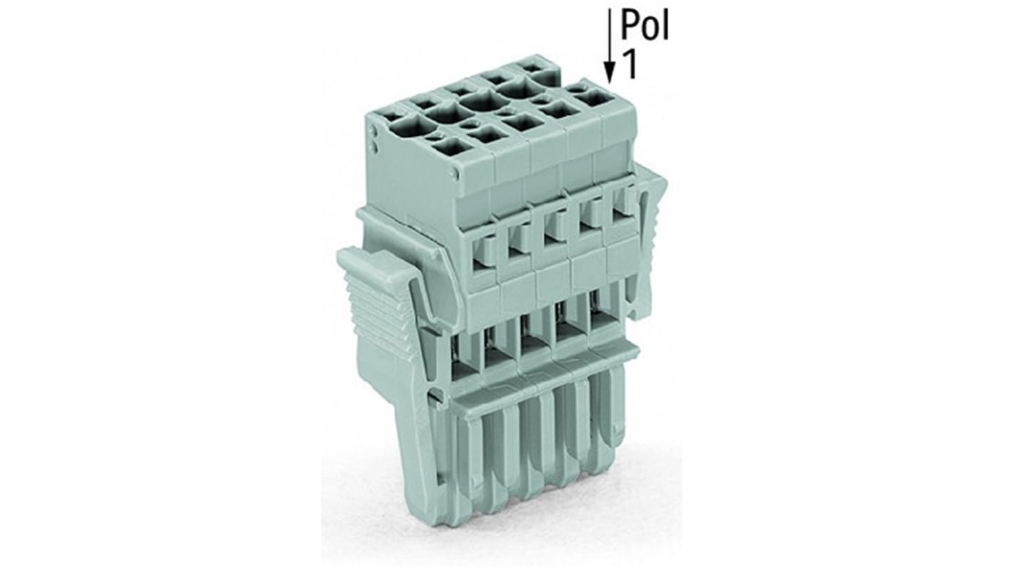 Wago 769 Series Female Connector for Use with Male Connector, 32A, CSA