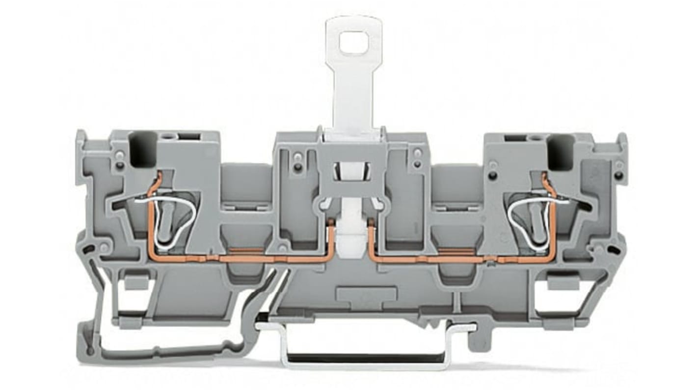 769242 Wago 769 Series Grey Disconnect Terminal Block, 4mm², 1Level