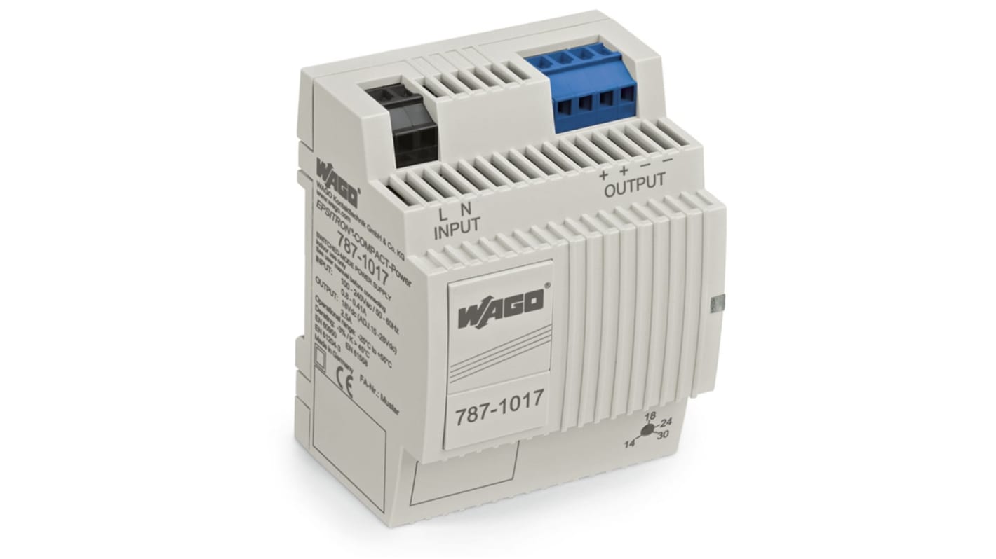 Wago Schaltnetzteil, 18V dc / 2.5A 45W 100 → 240V ac