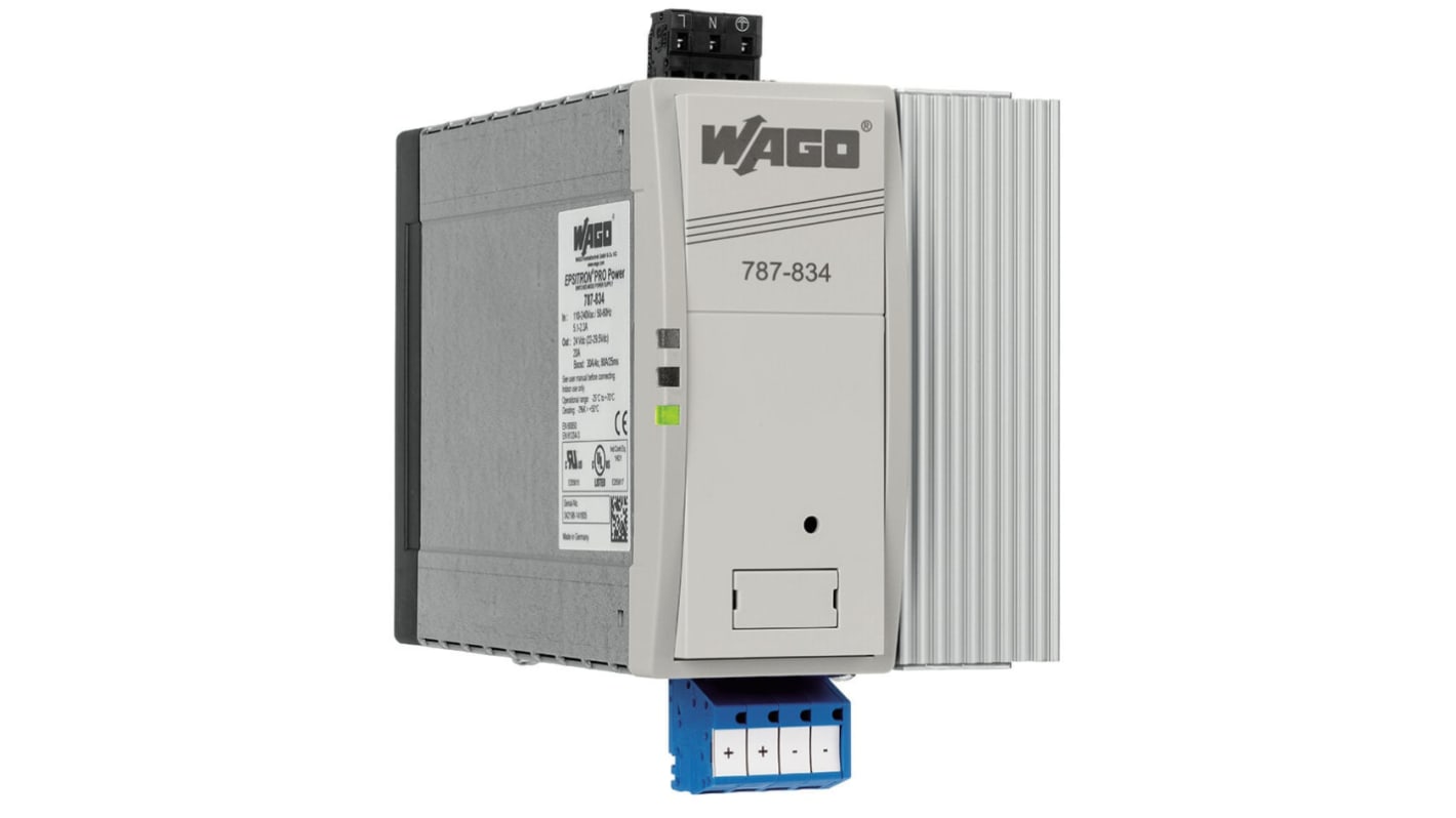 787-834 | Wago 787 Switched Mode Switching Power Supply, 230V ac ac ...