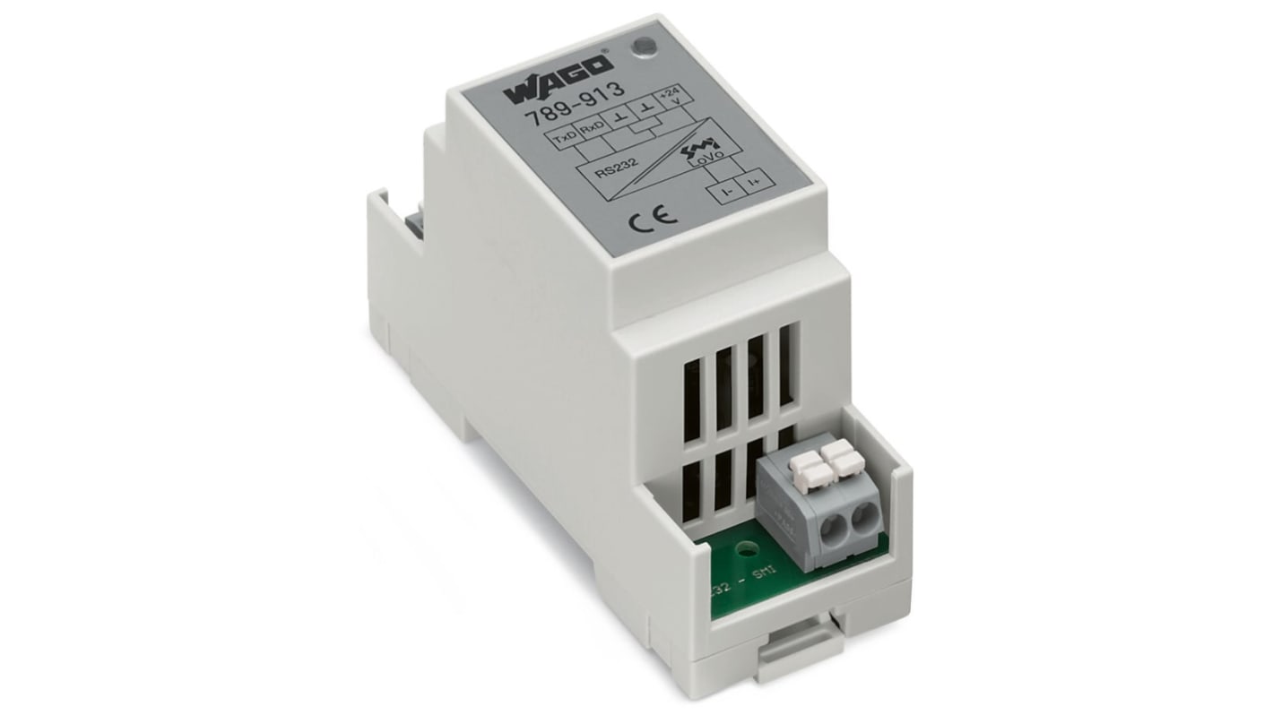 Wago 789 Series Interface Module, Cage Clamp Connector, DIN Rail