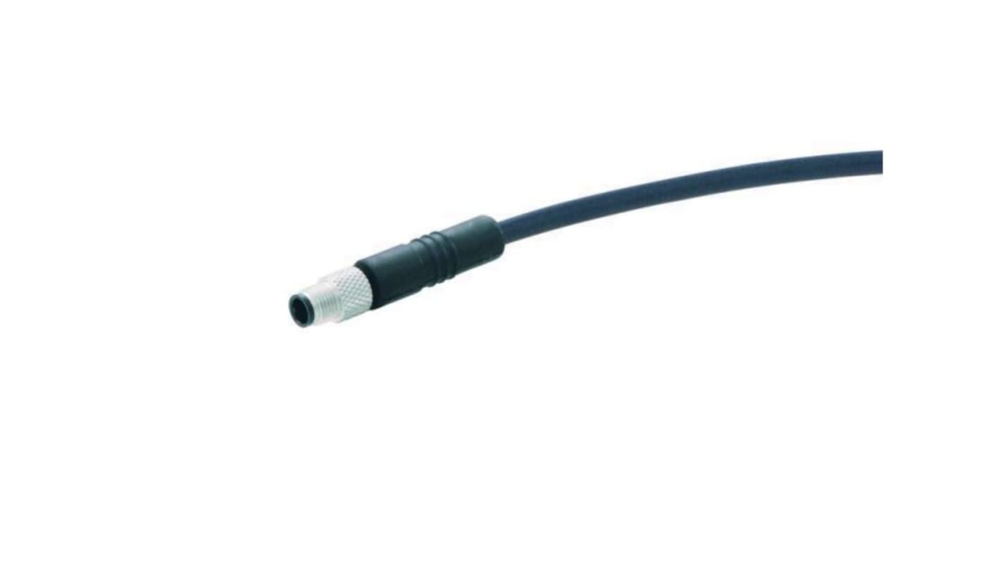 HARTING Straight Male 3 way M5 to Cable, 2m