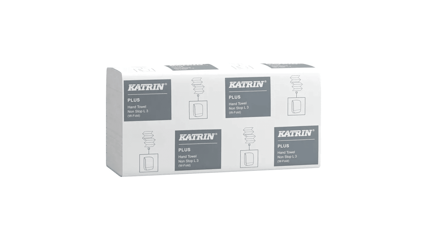 61600 | Katrin Katrin Plus Interleaved White Paper Towel, 320 x 203mm ...