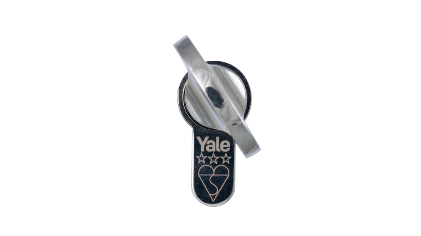 Cilindro de seguridad Yale B-YS3-3535NT, Acabado Cromo, Euro