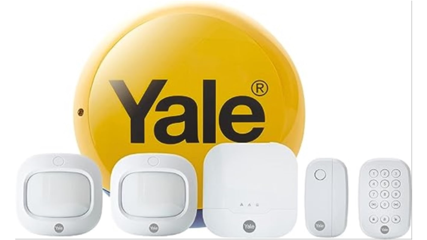 Avisador acústico y estroboscópico de alarma Yale, nível sonoro 100dB, , alimentado por pila