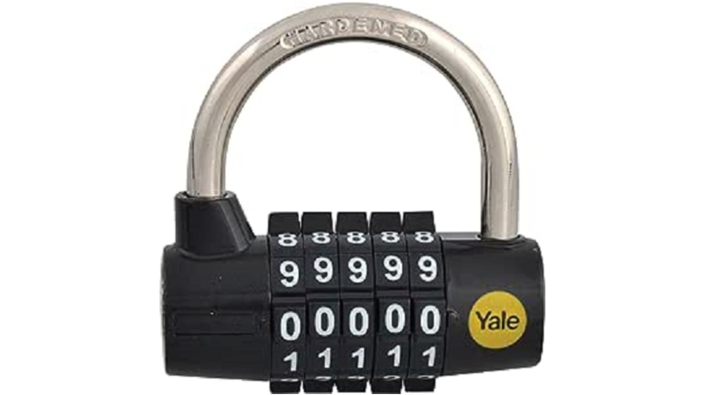 Yale Combination Combination Padlock, 7mm Shackle, 69mm Body