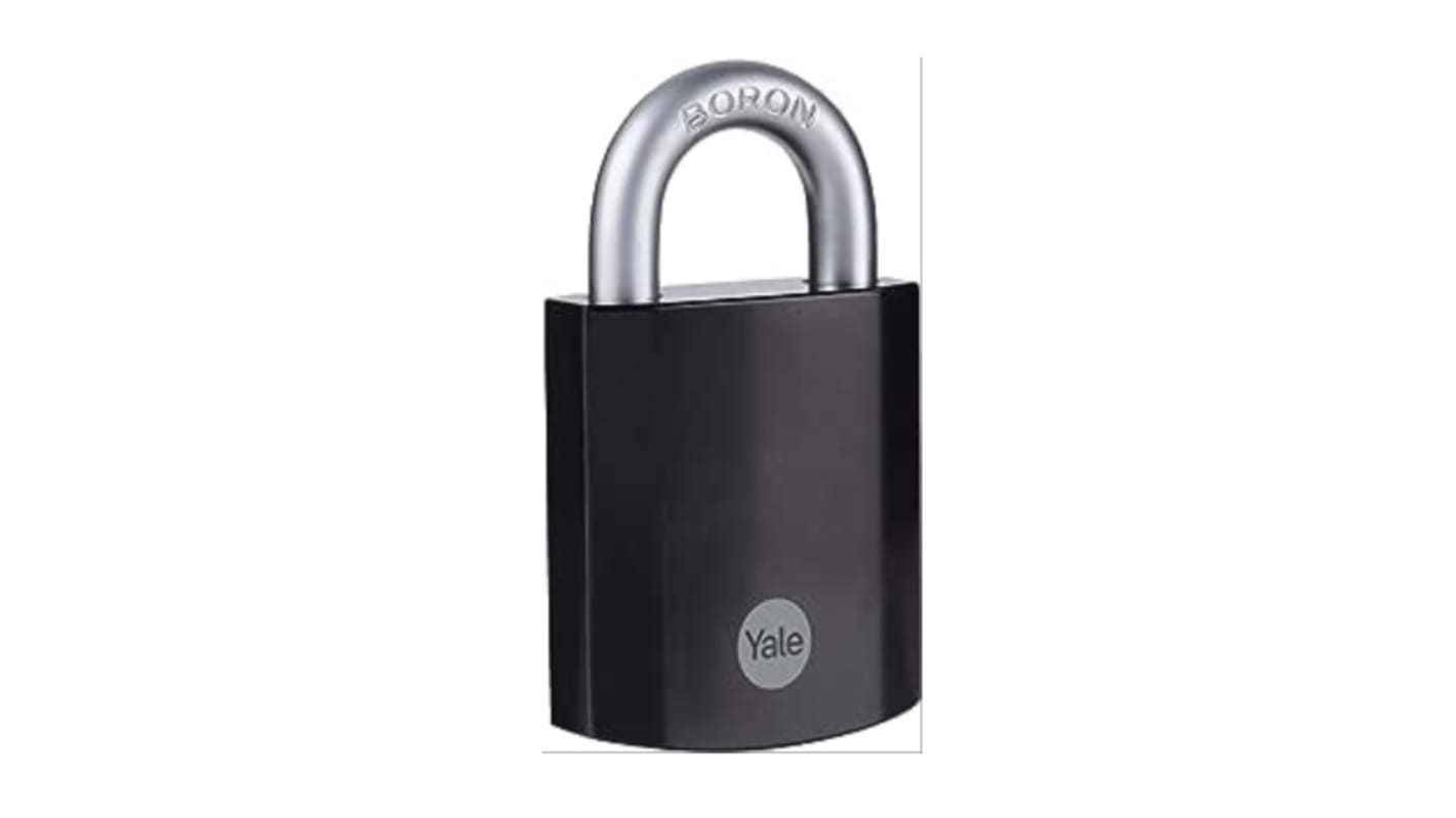 YALE Padlock Hardened Steel Steel Padlock, 11mm Shackle, 62mm Body