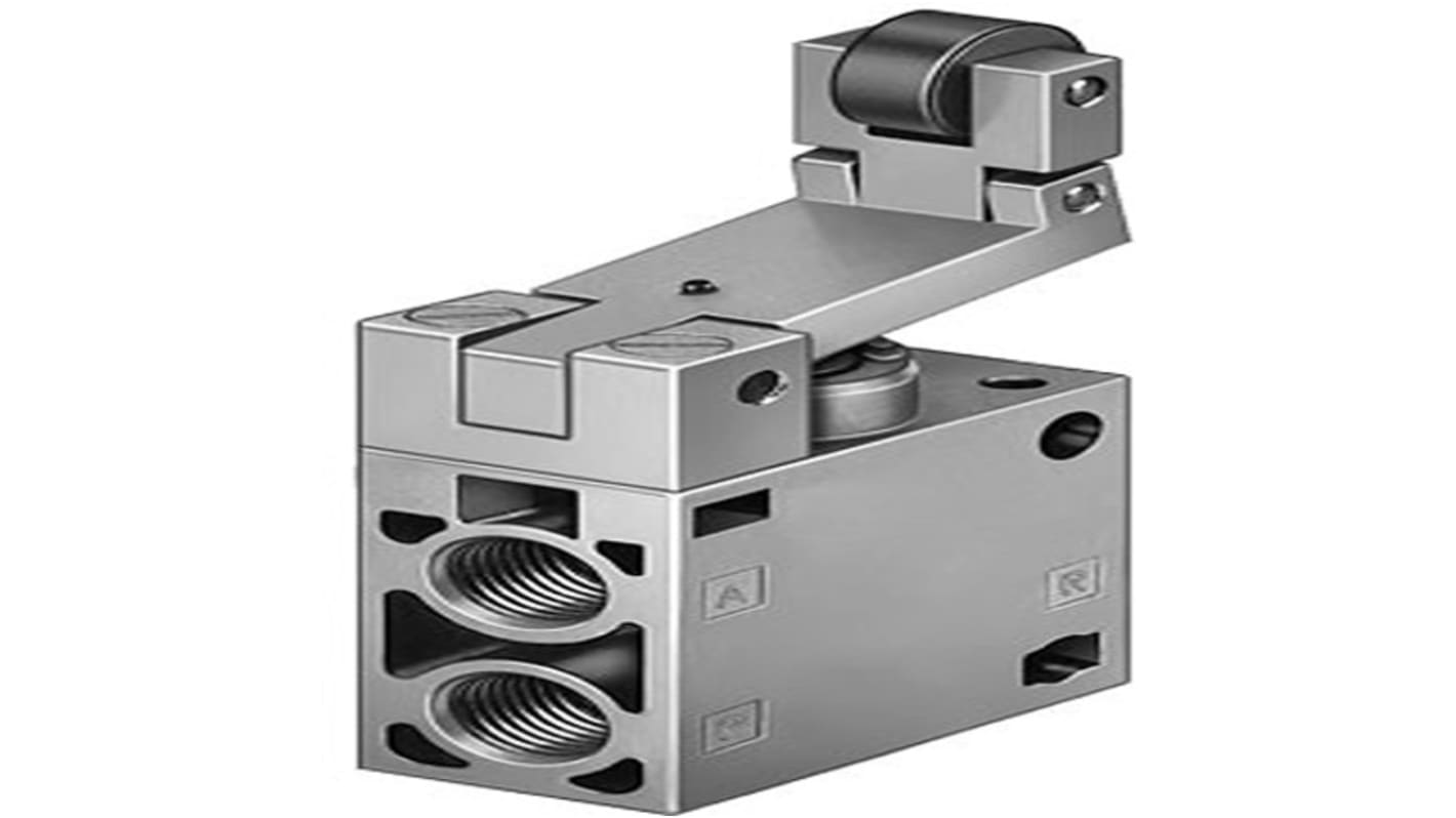 Festo Toggle Lever 3/2 Way, Closed, Monostable Pneumatic Control Valve L-3 Series, G 1/4, G 1/4, 8982