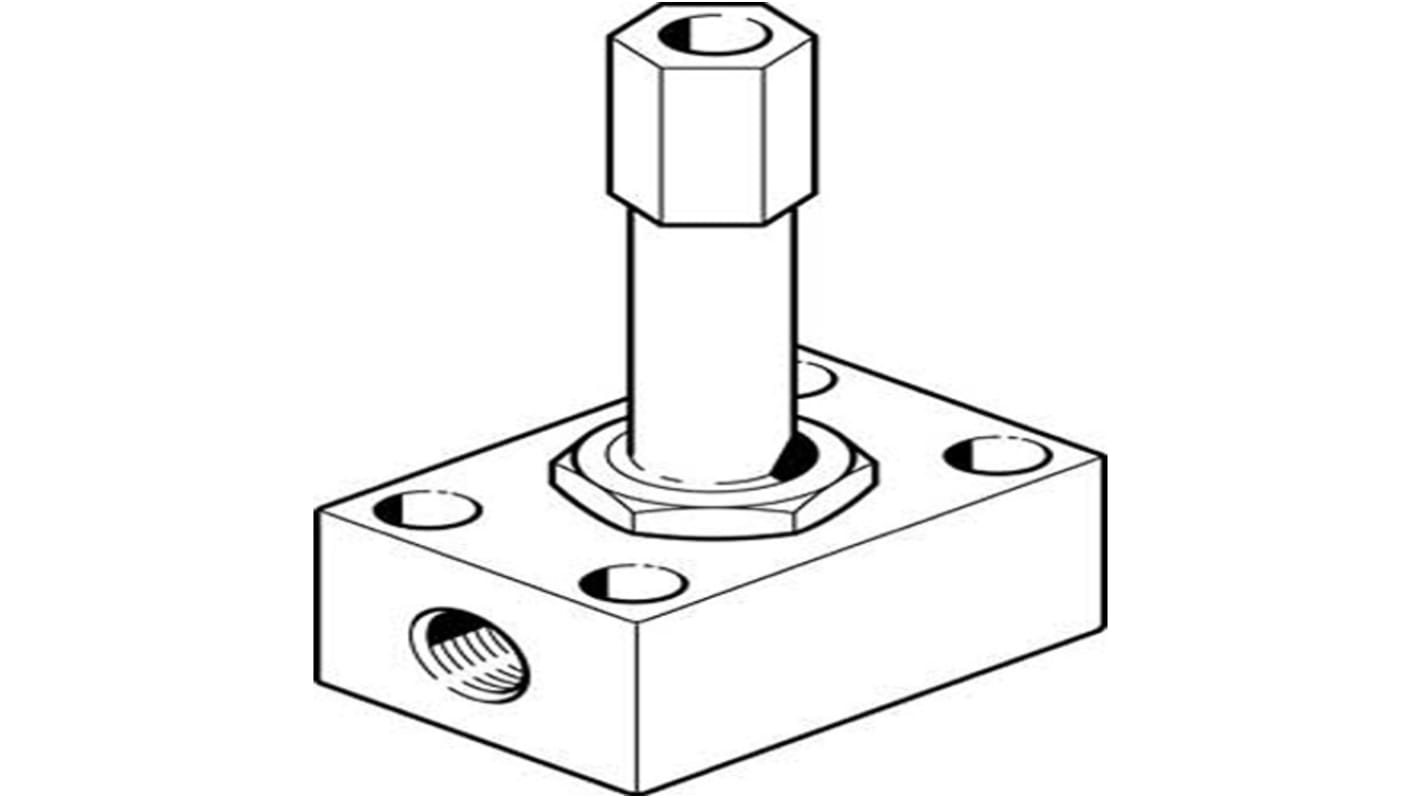 Válvula de solenoide Festo, Serie MC, Rosca G 1/8, Función 2/2 Way, Closed, Monostable, Sistemas eléctricos