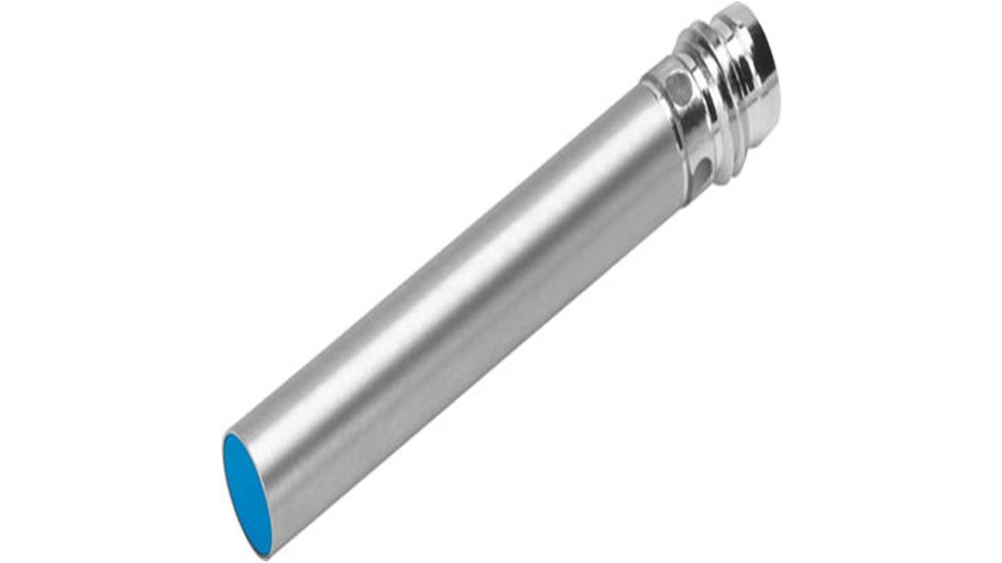 Festo SIEN Series Inductive Barrel-Style Proximity Sensor, 1.5 mm Detection, NPN Output, 10 → 30 V dc, IP65, IP67