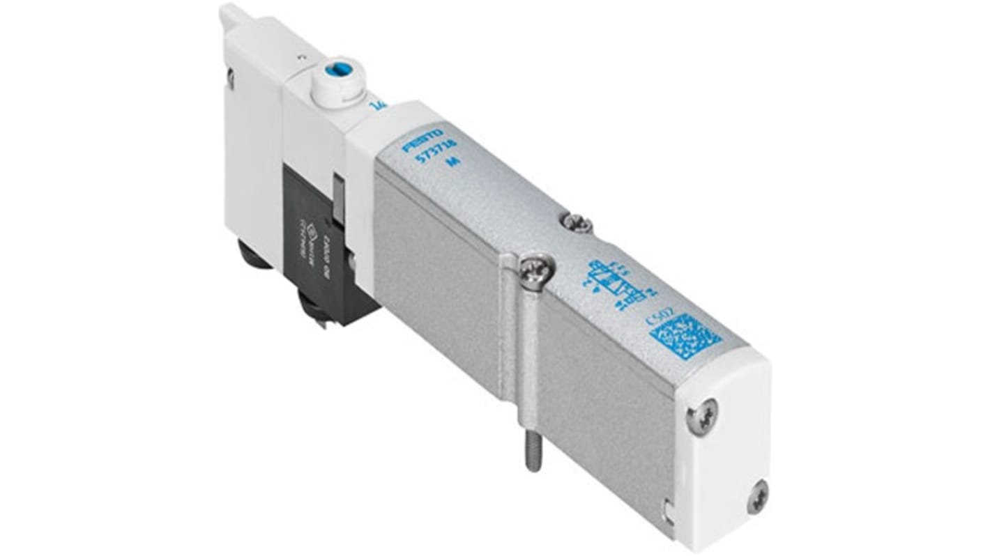 Elettrovalvola a Solenoide Festo, funzione 2x3/2, Monostable, Open/Closed, azionamento Elettrico, 24V cc