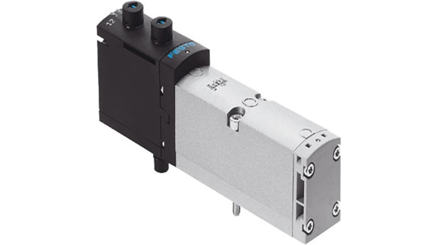 Válvula de solenoide Festo, Serie VSVA, Rosca G 1/4, Función 5/2, Bistable, Sistemas eléctricos