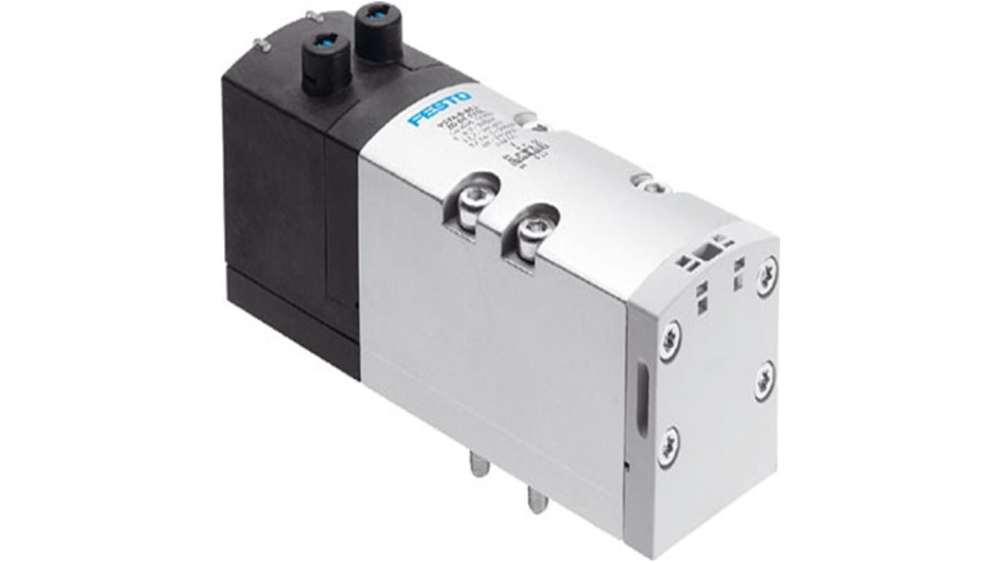 Elettrovalvola a Solenoide Festo, G 3/8, funzione 5/2, Bistable, azionamento Elettrico, 24V cc