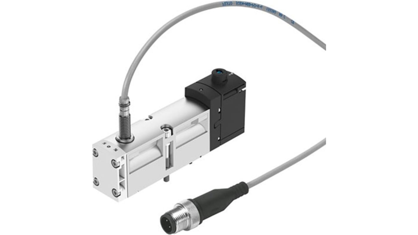 Válvula de solenoide Festo, Serie VSVA, Rosca G 1/4, Función 5/2 Way, Monostable, Sistemas eléctricos