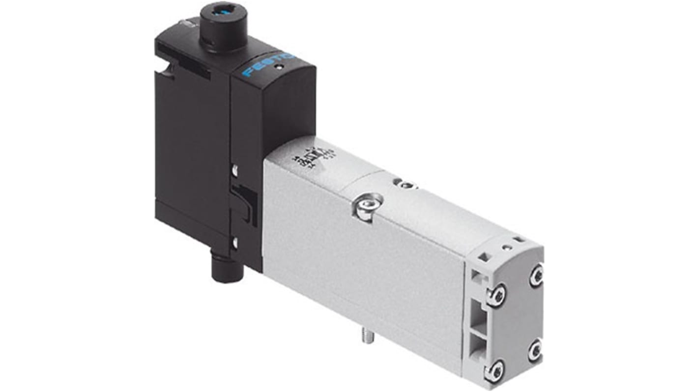 Elettrovalvola a Solenoide Festo, G 1/8, funzione 5/2 Way, Monostable, azionamento Elettrico, 24V cc