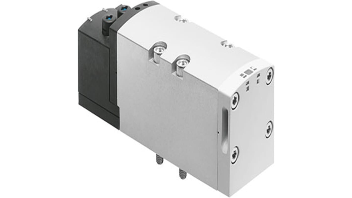 Elettrovalvola a Solenoide Festo, G 1/2, funzione 4 To 5 Closed, 5/3 Pressurized 1 To 2, azionamento Elettrico, 24V cc