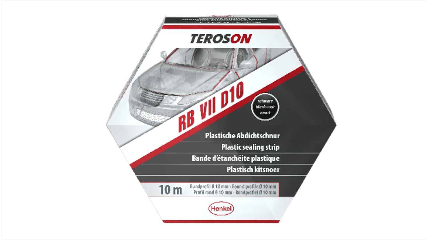 Mastic Teroson RB VII, Noir, Gris clair, Bande