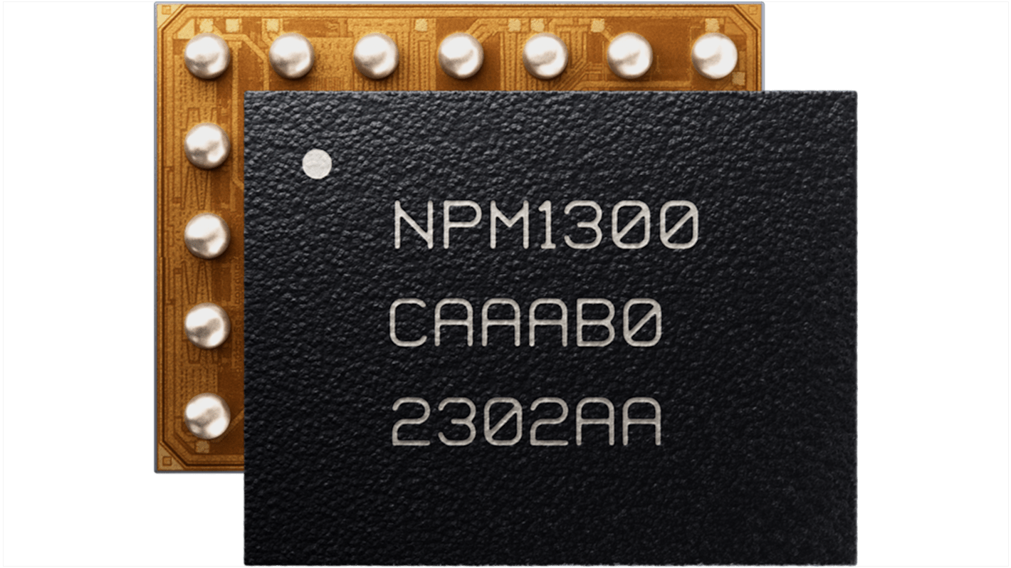 Nordic Semiconductor nPM1300-CAAA-R7, Li Ion Charger IC, 5.5 V, 50mA, WLCSP