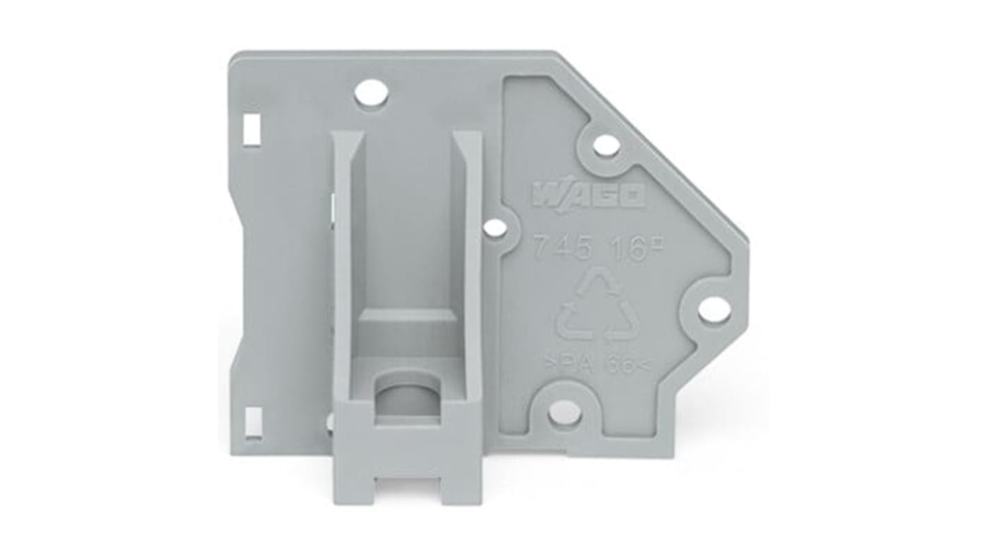 Wago 745 Series End Plate for Use with Terminal Block, CSA