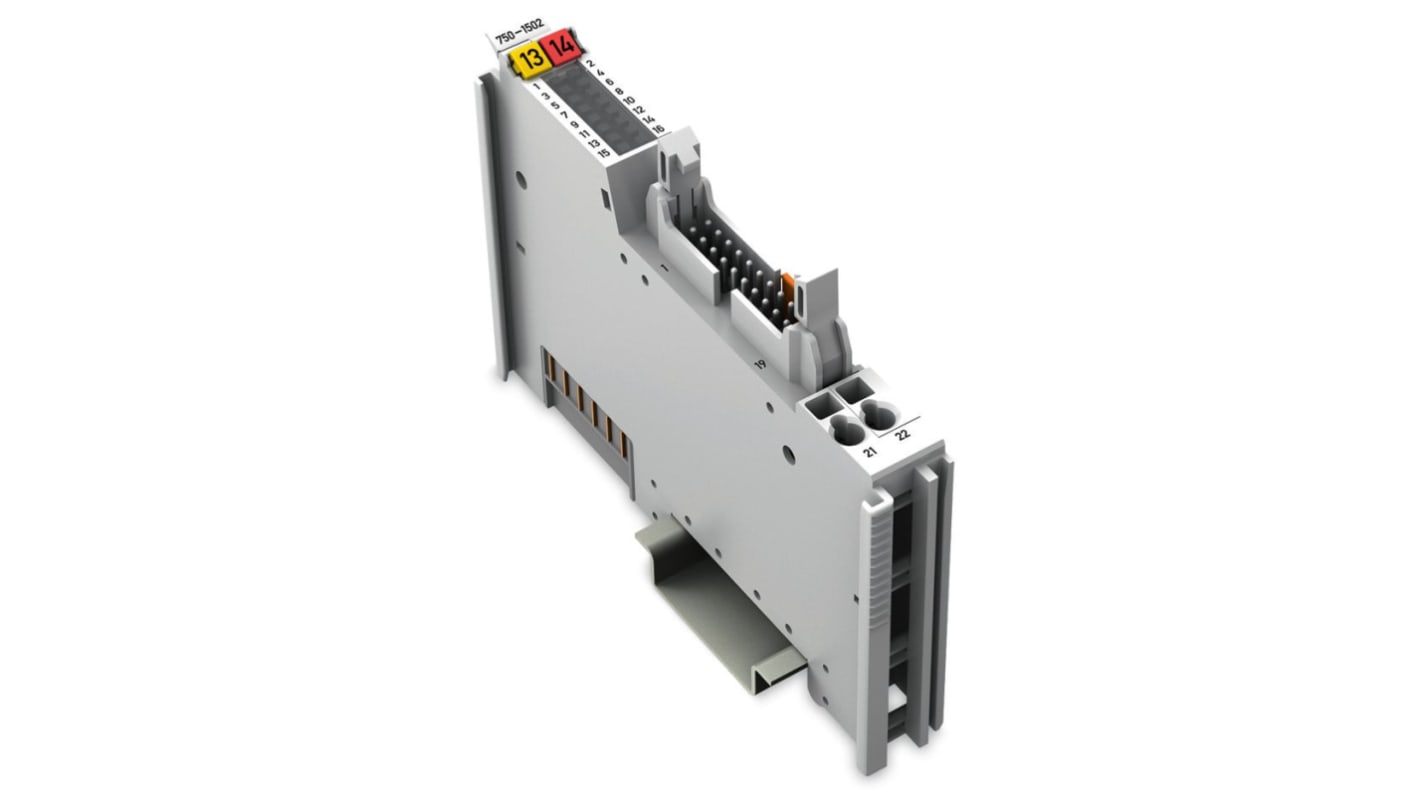 Módulo digital de E/S Wago 750, 24 V CC, para usar con PLC, 8 entradas tipo Digital, 8 salidas tipo Digital