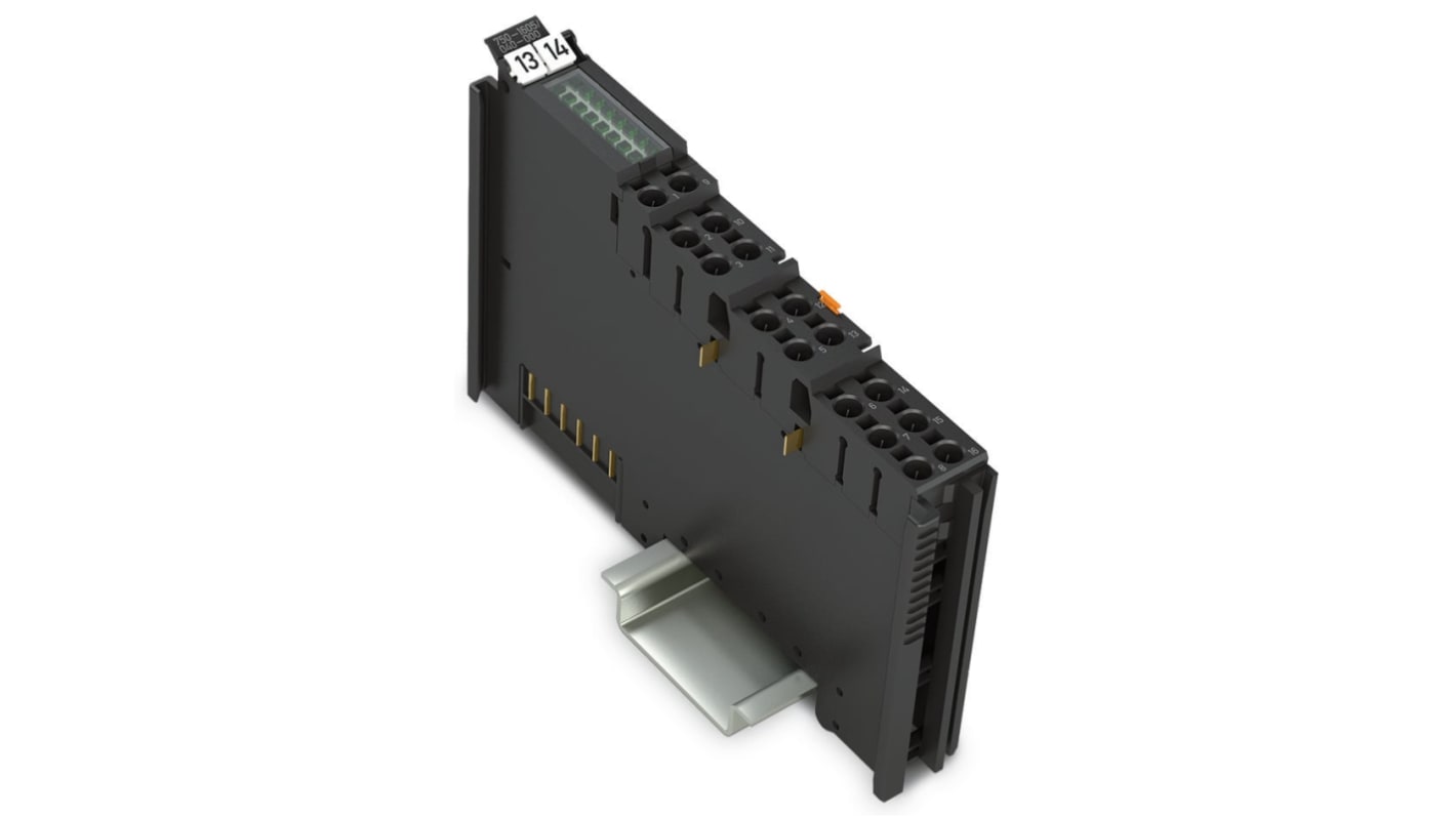 Wago Distribution Block, 16 Way, 0.25 → 1.5mm², 10A, 24 V dc, Dark Grey