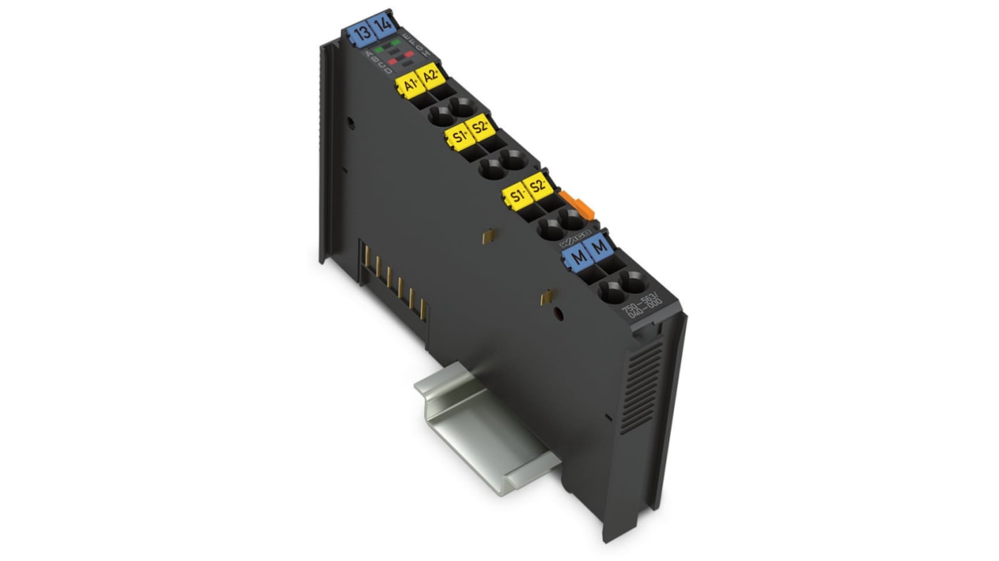 Módulo de salida analógica Wago 750, 24 V CC, para usar con PLC, 2 salidas tipo Analógico