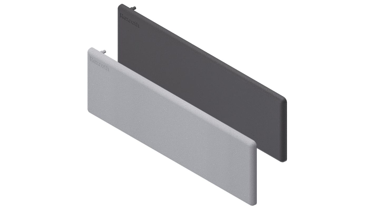 Tapón rectangular de PP Gris, para perfil de 50 x 150 mm, 10mm