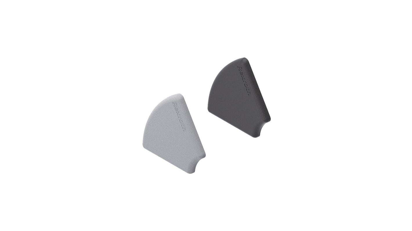 Bosch Rexroth Grey PP Cover Cap, 10mm Groove