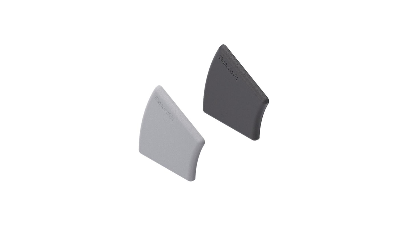 Bosch Rexroth Black PP Cover Cap, 10mm Groove