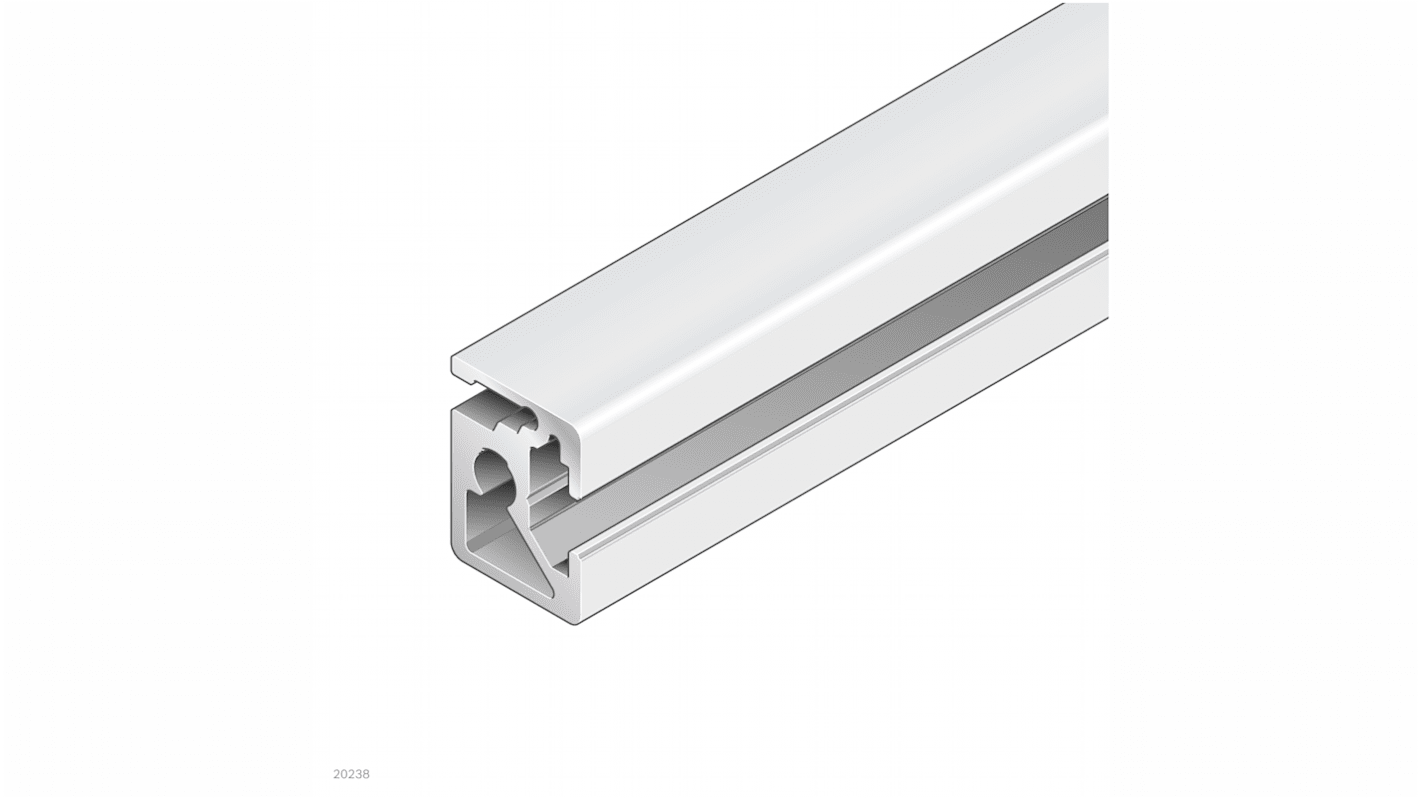 Bosch Rexroth PP Rechteck-Endkappe Grau, 225 x 30 mm, 8mm