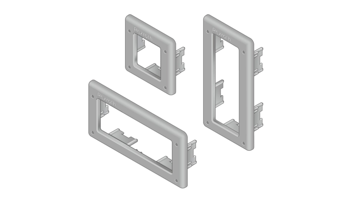 Perfil de protección de cantos afilados Bosch Rexroth, Protección de bordes con reborde, 38425, 80 x 40mm