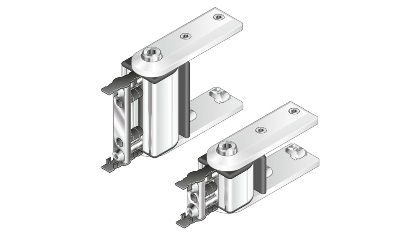 Brazo giratorio, Bosch Rexroth, Zinc presofundido, Soporte y unión del conector 45 x 45mm