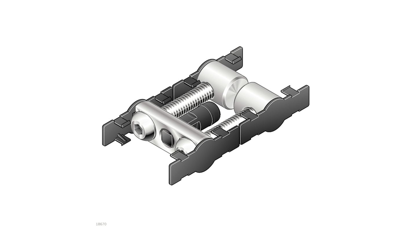 Herraje para puertas y ventanas Bosch Rexroth 3842554442, ranura de 10mm