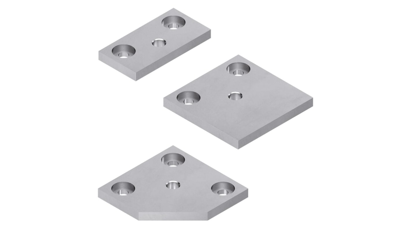 Bosch Rexroth Galvanised Steel Base Plate, 60 x 120mm