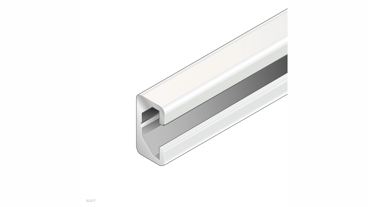 Bosch Rexroth Profile Strut, 20 x 11 mm, 8mm Groove, 2m Length, 20 x 11mm Square, Series 384255