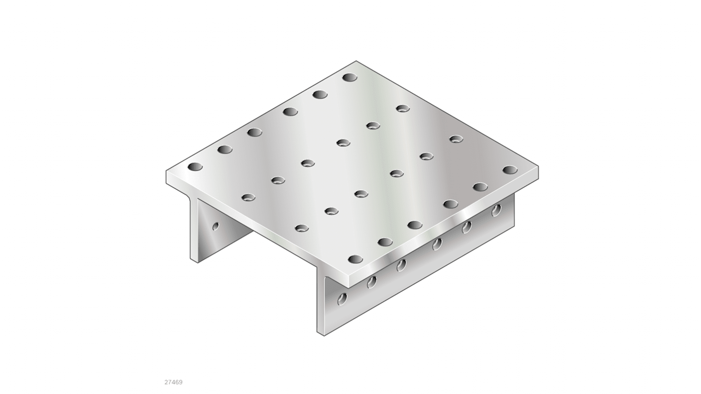 Bosch Rexroth serie EcoSlide, Slæde til lineær føring, 160mm x 154mm, last 5000N, 8981535326