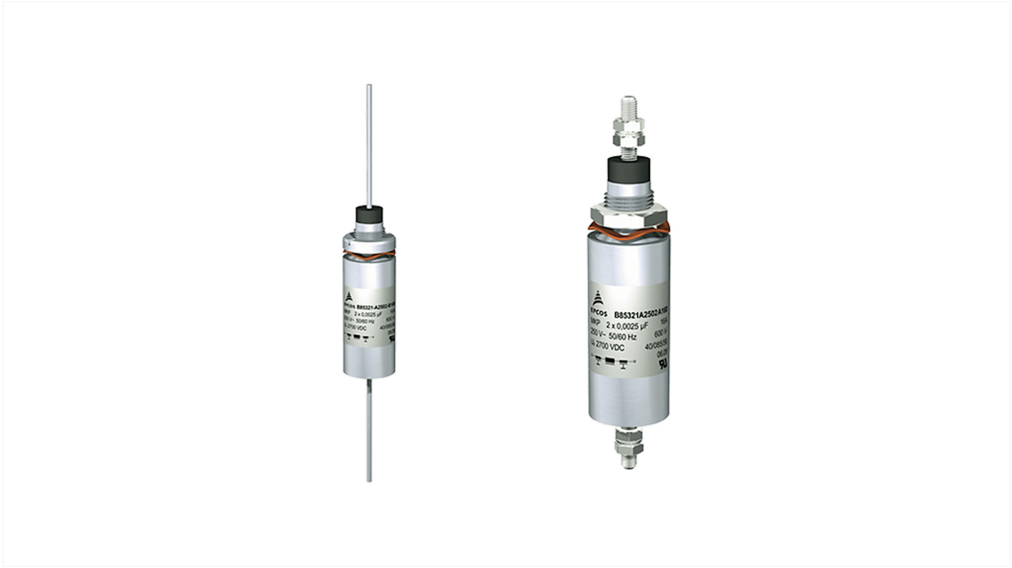 EPCOS B85321 EMV-Filter 2 x 1.0μF ±20%, 250V ac