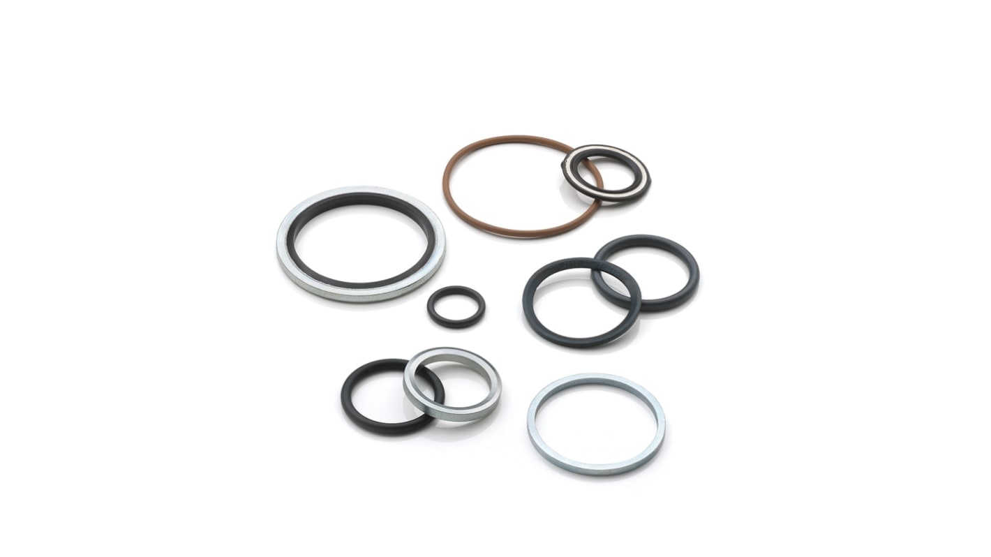 Parker O-Rings, Seals And Retaining Rings For Industrial Fitting, Kit Contents O-Rings And Seals