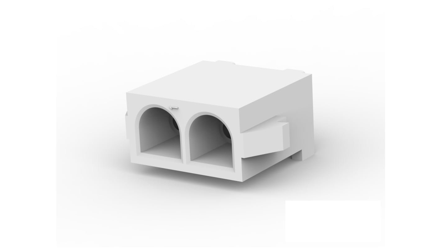 TE Connectivity, Universal MATE-N-LOK Receptacle Crimp Terminal Contact, 6.35?mm Pitch, 2 Way, 1 Row Vertical