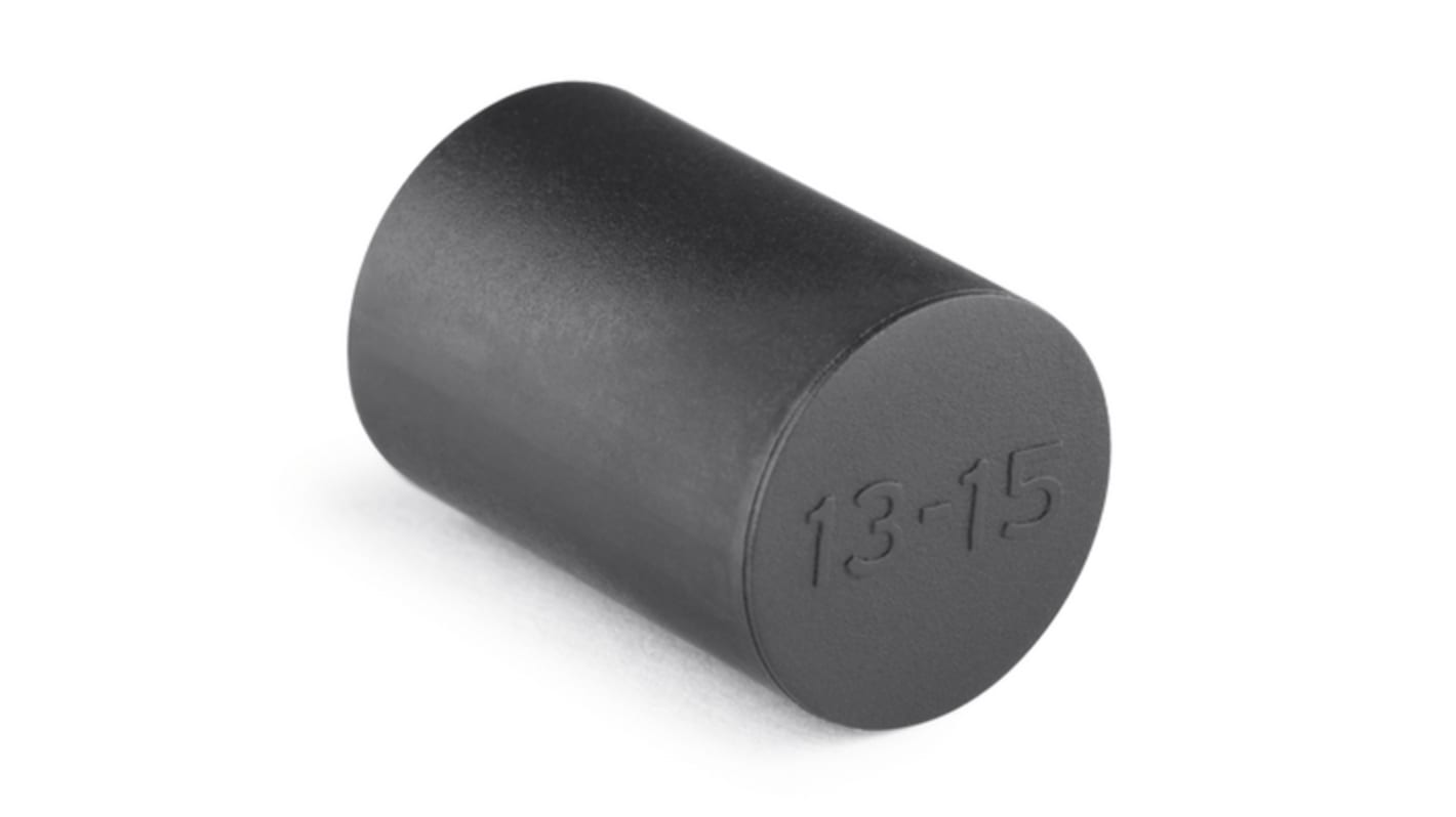 HellermannTyton Blanking Plug, 13mm Hole Diameter, Plastic, 15mm Diameter, Unthreaded